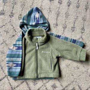 Baby fleece sweatshirt lot (6m and 6-12m)